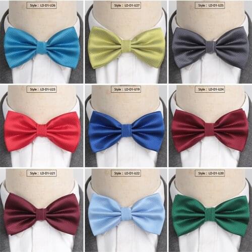 Men Ties Fashionable Butterfly Party Business Wedding Bow Tie Candy Solid Color Female Male Bowknot Accessories Bowtie