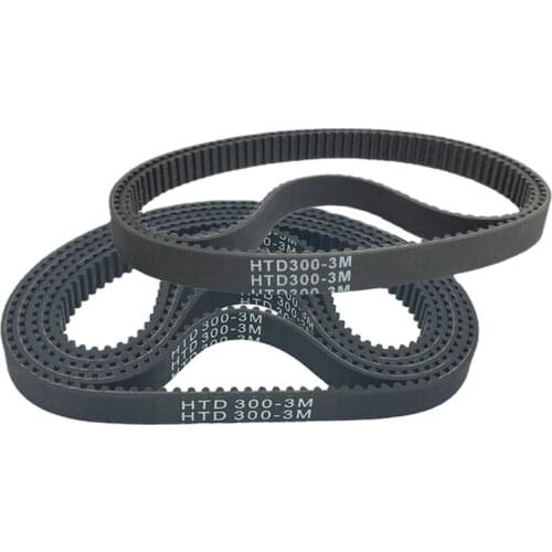 HTD300-3M HTD306-3M HTD309-3M Drive Timing Belt Transmission Belts Rubber
