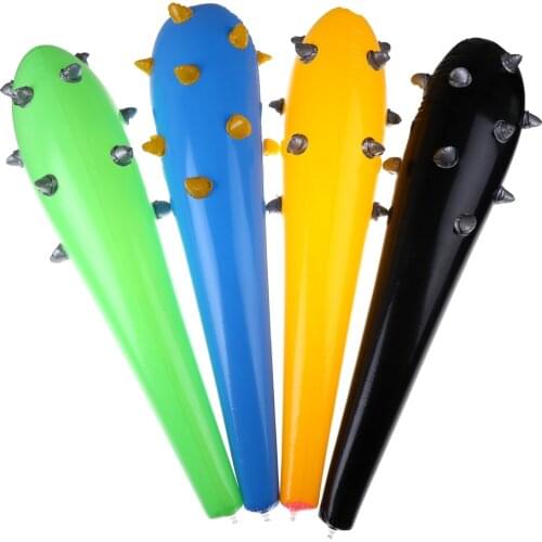 JETTING 1pcs Funny children Inflatable Spike hammers inflatable stick outdoor sport toys Air Hammer With Bell Kids Blow Up Toys