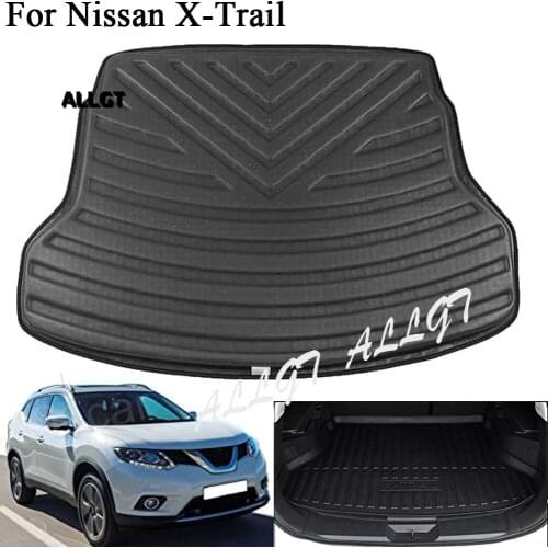 Car Boot Mat Tray Rear Trunk Cargo Liner Floor Carpet Custom Fit For Nissan X-Trail 2014 2015 2016 2017 2018