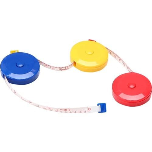 NICEYARD Lovely Mini Tape Measure Portable Ruler 1.5M Retractable Metric Belt Pocket Size Gauging Tools Colorful Measuring Tape