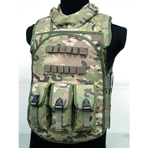 Multi Function Four In One Combat Vest CS Equitment Tan Color Tactical Vest