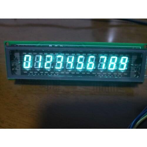 VFD Display 10 Digit Segment Code Decimal Point VFD Display Module Digital Tube 8 Word Serial Port