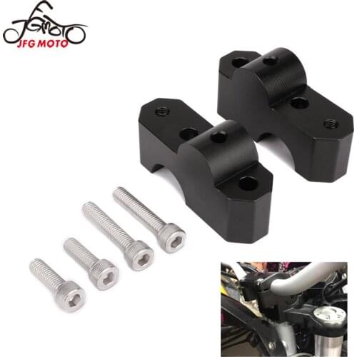 Motorcycle CNC Handlebar Riser Clamp Adapter Bar Mount For Benelli BJ300 TNT300 BN300