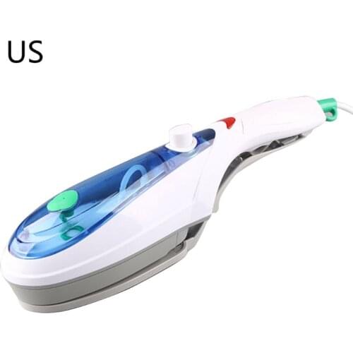 2021 New 1PCS Hand-held Hanging Machine Mini Portable Steam Brush Fabric Laundry Cloth Wrinkle Brush Steamer Electric Steam Iron