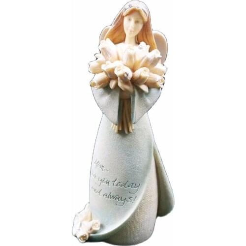 2020 New Girl Flower Silicone Mold 3D Angel Polymer Clay Soap Candle Mold Cake Decoration Tools