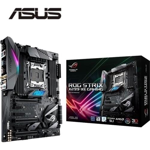 NEW For Asus ROG STRIX X299-XE GAMING Original Desktop Intel X299 DDR4 Motherboard LGA LGA 2066 USB3.0 M.2 SATA3