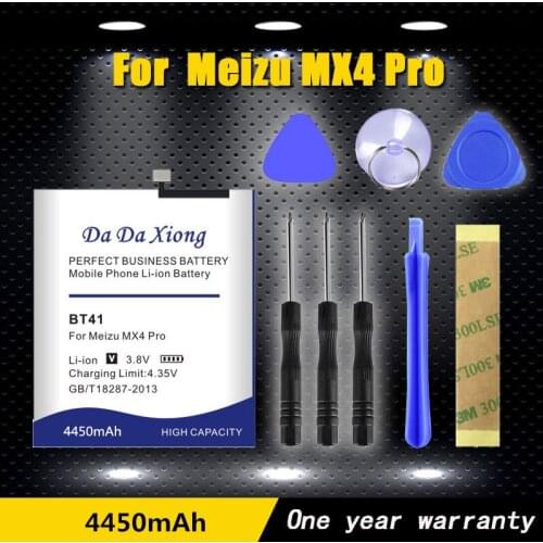 New High quality 4450mAh BT41 Li-ion Phone Battery Use For Meizu MX4 Pro Phone +Free shippin