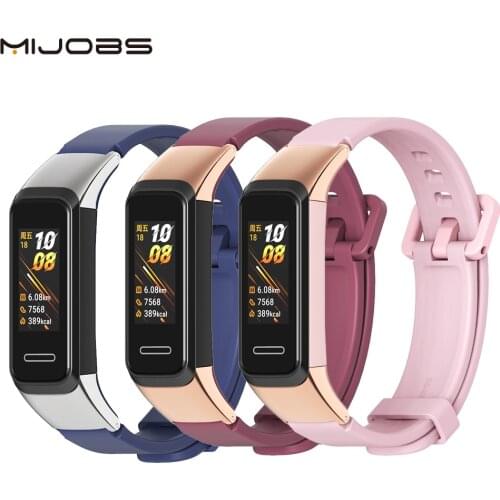 Strap for Huawei Band 4 Bracelet Silicone Wristbands for Honor 5i Wrist Belt Compatible for Huawei 4 Band Wine Red Strap Correa