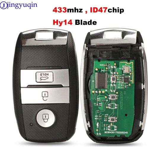 Jingyuqin Smart Key 433MHz With ID47 For KIA 95440-3W600 For K5 Sportage Sorento Car Remote Hyn14 Blade
