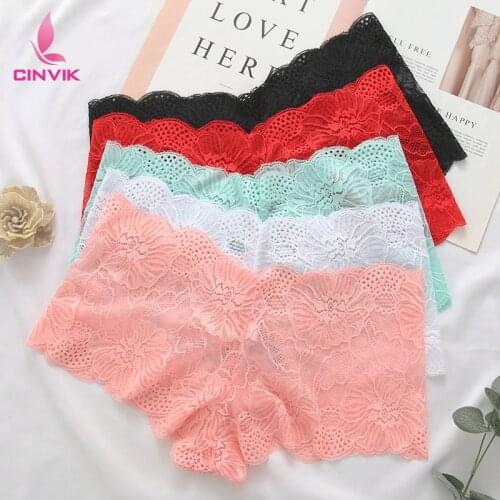 3PCS/Set Sexy Womens Lace Panties Underwear Intimate Underpants Lingerie Women Boyshort Pantys Floral Briefs Female