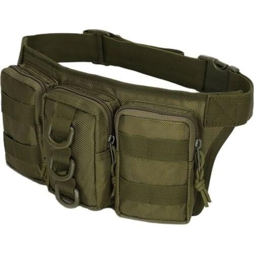 Outdoor Sports Camouflage Storage Triple Pockets Multifunctional Tactical Bag Outdoor Pouch Waist Bag Molle System