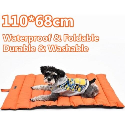 Waterproof Dog Mat 110*68 cm Pet Dog Cage Kennel Mat Warm Soft Big-Size Large Dog Bed Large Dog House Mat Blanket All Seasons