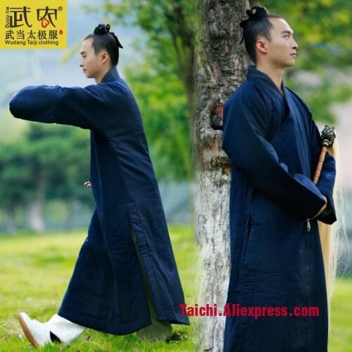 Wu Nong Wudang Taoism Taoist robe Road clothing clothing dress robes uniforms winter coat thickening practice