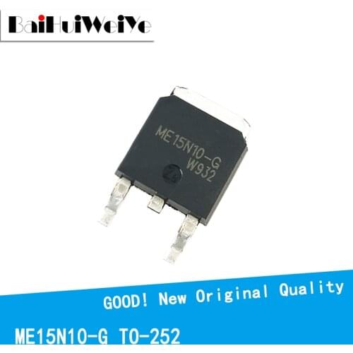 10PCS/LOT ME15N10-G ME15N10 100V/15A TO-252 New and Original IC Chipset MOSFET MOSFT TO252