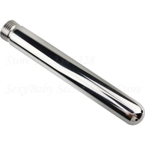 304 Stainless Steel Douche Anal Enemator Shower Clean Masturbation Vagina Cleaning Pussy Clit Cleaner Butt Plug Toys For Couple