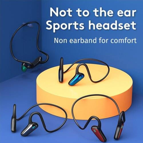 Wireless Ear Hook Bone Conduction Headphone Bluetooth-compatible 5.2 Earphone IP67 Waterproof Sports Headset for Cycling Running