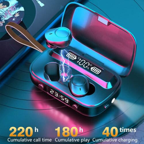 Bluetooth Earphone TWS 5.0 Wireless Earphones Mini Stereo Earbuds Handsfree Gaming Mini Headset Stereo Sport Earpiece For Phone