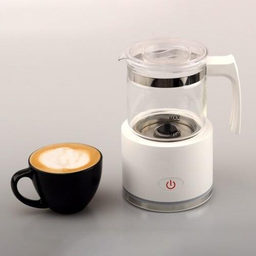 Household Automatic Milk Frother Milk Frothing Machine Electric Milk Frother Warmer Glass Separate Type