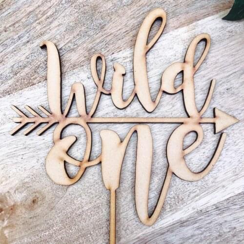 Wild One Cake Topper Birthday Cake Topper Cake Decoration Cake Decorating Personalised Cake Toppers 1st Birthday