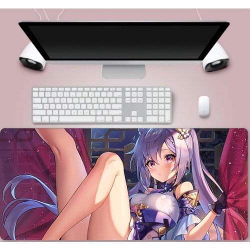 Gaming Mouse Pad Gamer Accessories Xxl Big Mouse Pad Gamer Mouse Keyboard Computer Peripheral Office Mouse Pad Anime Sexy