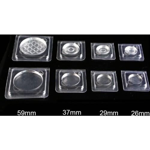 37mm Round Aluminum Pan for DIY Eyeshadow Magnetic Pan and Aluminum Pan 100pcs/lot MERX BEAUTY