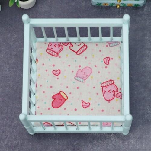 Dollhouse 1/12 Scale Wooden Cradle Miniature Mini Furniture Crafts