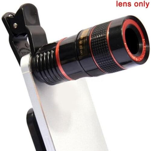 1 pcs 12X Portable Mini High Magnification Monocular Telescope Long Focus Lens Universal For Digital Camera & Mobile Phones
