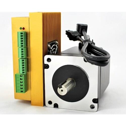 NEMA34 10N.m 2phase easy servo Closed loop stepper motor drive kit CNC AC20-75V LCDA86H+LC86H2128