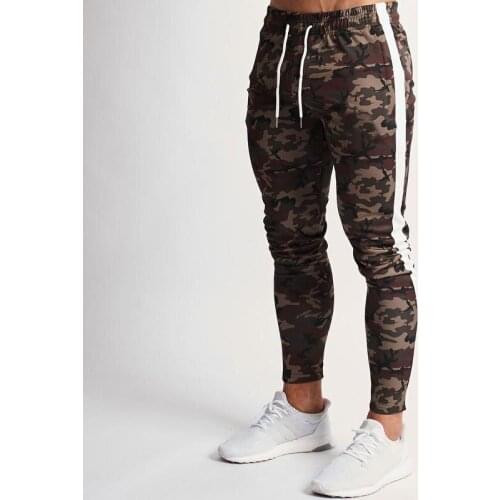 2020 New Spring and Autumn Camouflage Mens Sports Pants Fitness Running Training Mens Sweatpants for Men Jogging Pants Men