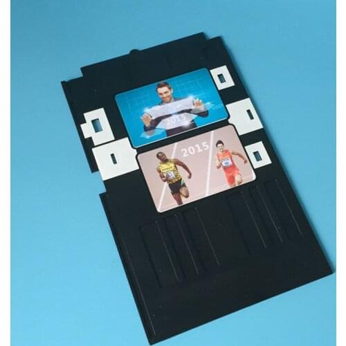 Inkjet PVC ID Card Tray Plastic Card Printing Tray for epson p50 t60 R90 R330 R390, R330 L800 L801 Px700w, Px800FW, Px665, px660