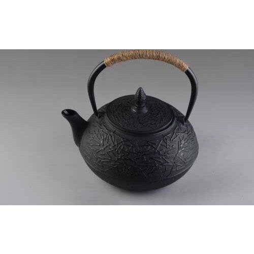 Details about Nambu ironware Iron Japan Pine needles Pig iron kettle teapot Flagon Tea Pot A5