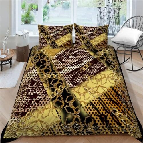 Bedding Set King Size Duvet Cover Set 2/3 Pcs Luxury Pattern Printing Modern Home Bed Sets Pillowcase