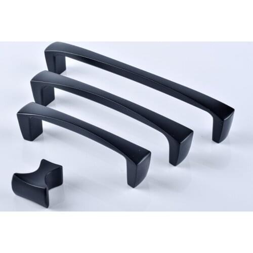 LCH Hole Pitch 96mm 128mm 160mm Black FinishAmerican Style Furniture Hardware Antique Style Cabinet Knob Drawer Pull