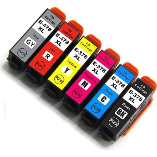 Vilaxh 378XL 478XL Compatible Ink Cartridge For Epson T378 T478 378 478 XL Expression Photo XP-8500 XP-8505 XP-15000 Printer