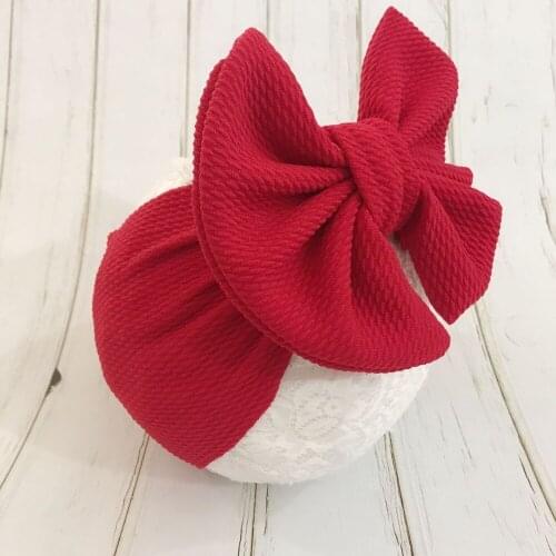 Cloth corn grain wide hair band baby childrens hair accessories baby accessories big bow baby girl hair accessories