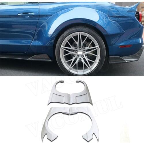 Carbon Fiber /Fiber Glass Unpainted Material Front Bumper Fender For Ford Mustang 2018-2020 Car Styling