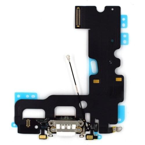 USB Charger Port Flex Cable Replacement for Apple iPhone 7(White)