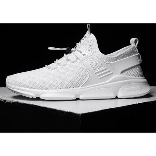 Running Shoes for Men Ultralight Air Mesh Sneakers 47 Outdoor Sport Shoes 48 Comfortable Breathable Jogging Shoes White Sneakers