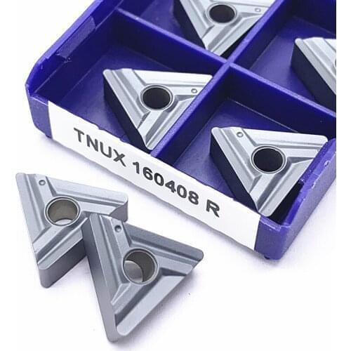 10PCS Carbide TNUX160408R LT10 Tool CNC Lathe, Turning Tool For Metal Chipbreaker TNUX 160408R Machine Tool
