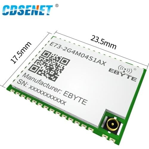 2.4GHz Wireless Bluetooth Module nRF52810 BLE 4.2/5.0 IPEX Antenna 4dBm SMD Transmission Transceiver E73-2G4M04S1AX