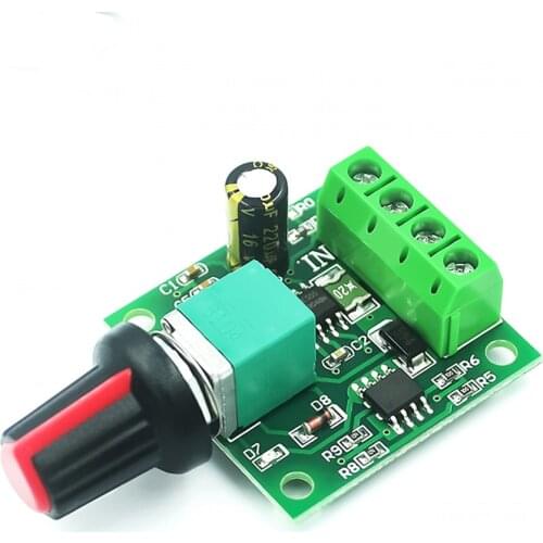2PCS PWM DC Motor Speed Controller 1.8V 3V 5V 6V 12V 2A Speed Control Switch Switch Function 1803BK
