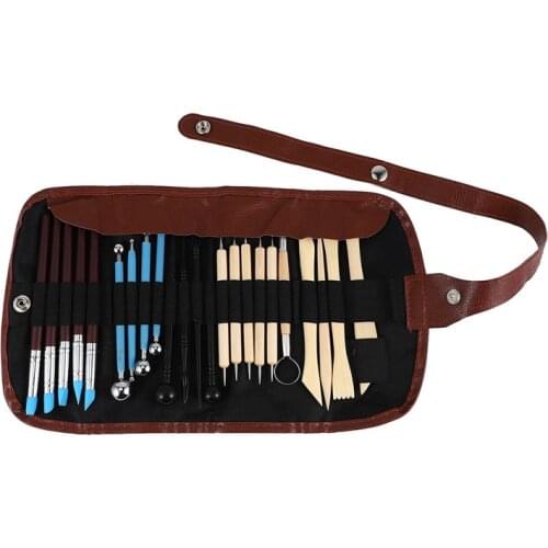 23Pcs Clay Shaping Tools Ball Stylus Dotting Tools For Pottery Sculpture Rock Painting Mandala Art Carving Modeling Embossing