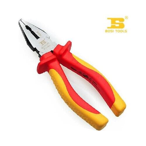 8"/200mm VDE Insulation Combination Plier with Double Color Handle
