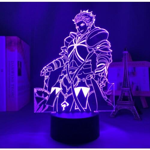Anime 3d Light Fate Stay Night Gilgamesh for Bedroom Decor Birthday Gift Manga Fate Stay Night Gilgamesh Led Night Lamp