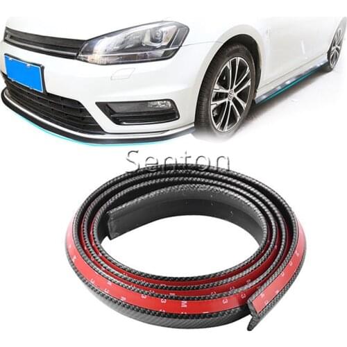 Car Carbon Fiber Front lip 2.5M For Porsche 911 Cayenne Macan For Jaguar XE XF XJ For Infiniti q50 FX35 G35 G37 Accessories