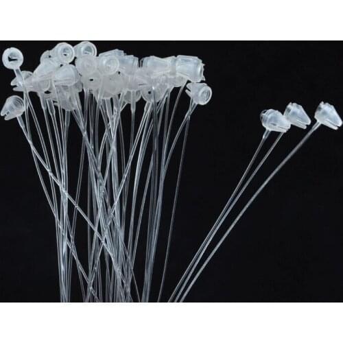 Free Shipping 3000pcs/lot 9" security loop lock pins for garment tag, tag loop fasteners,plastic snap tag button