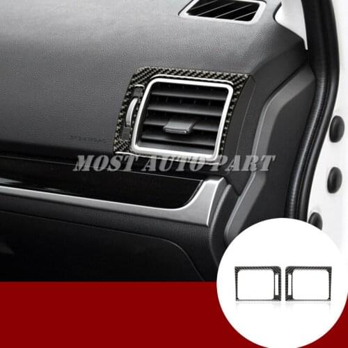 Carbon Fiber Console Side Air Vent Outlet Cover For Subaru Forester 2013-2018 Car accesories interior Car decoration