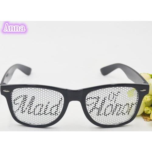 Black Color Maid Of Honor Glasses Wedding Glasses For Bridal Bachelorette Party Favors Grooms Maid For Pograph Supplies