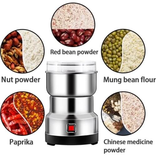 Home Electric Coffee Grinder Machine Herbs Grains Nuts Coffee Beans Spices Professional Milling Burr Grinder Coffee Utensils